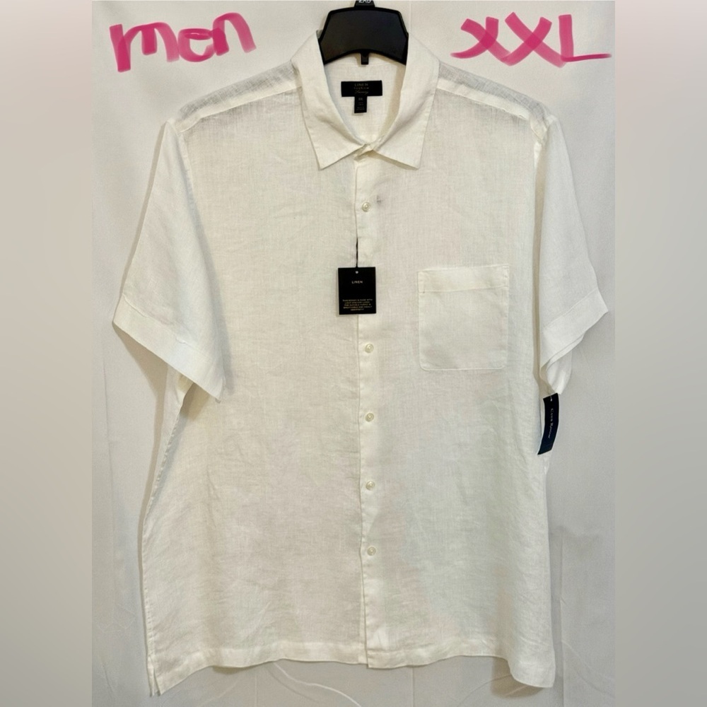 Club Room White Casual Button Down Shirt